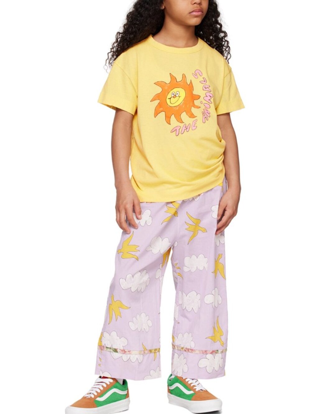 The Animals Observatory 6y Kids Purple Clouds Antelope Pants